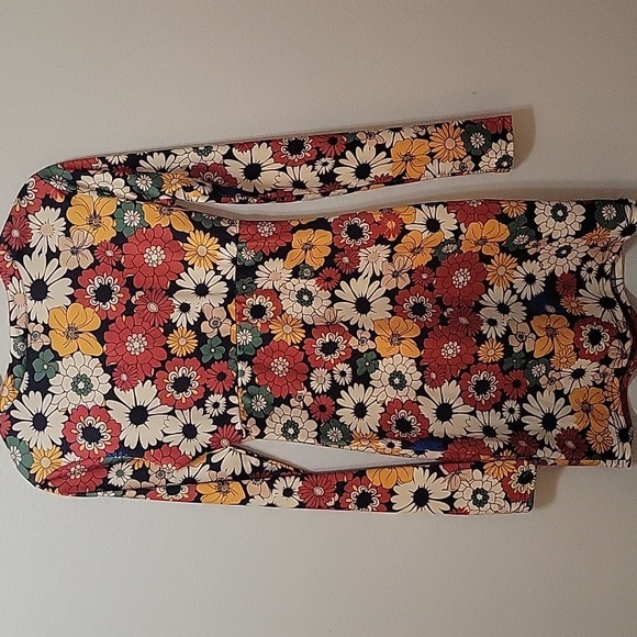 CIDER SMALL mini Floral Long Sleeve Dress - Picture 3 of 4